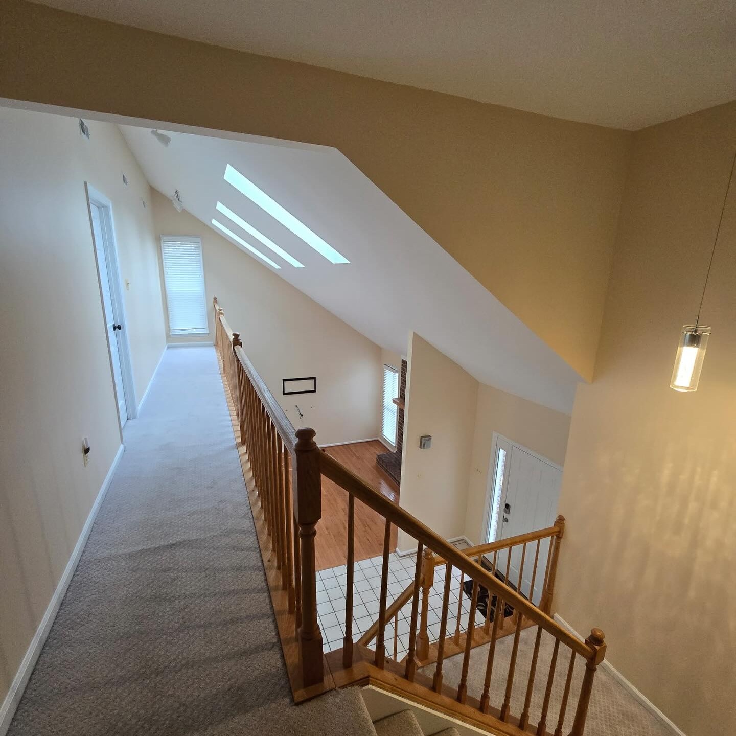Interior painting of walls, ceiling, including skylights, for smooth and flawless coverage